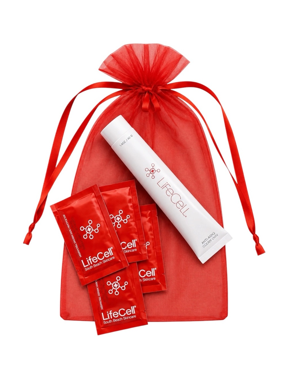 LIFECELL ANTI AGING CLEANSER 20ML WITH SAMPLES - BRAND NEW